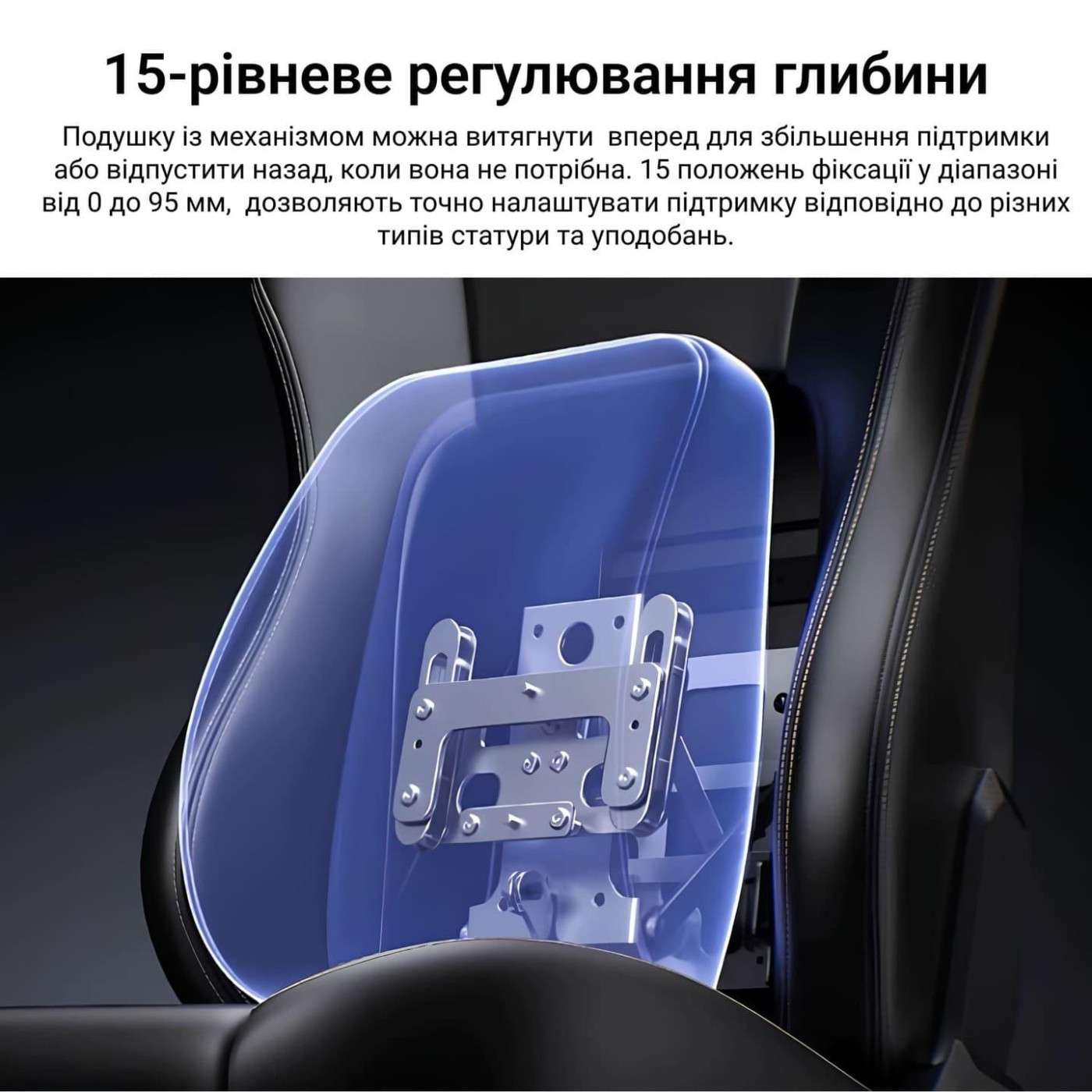 Ігрове крісло Anda Seat Phantom 4 Pro L Black Fabric (AD18YSDC-72-B-F-B02)
