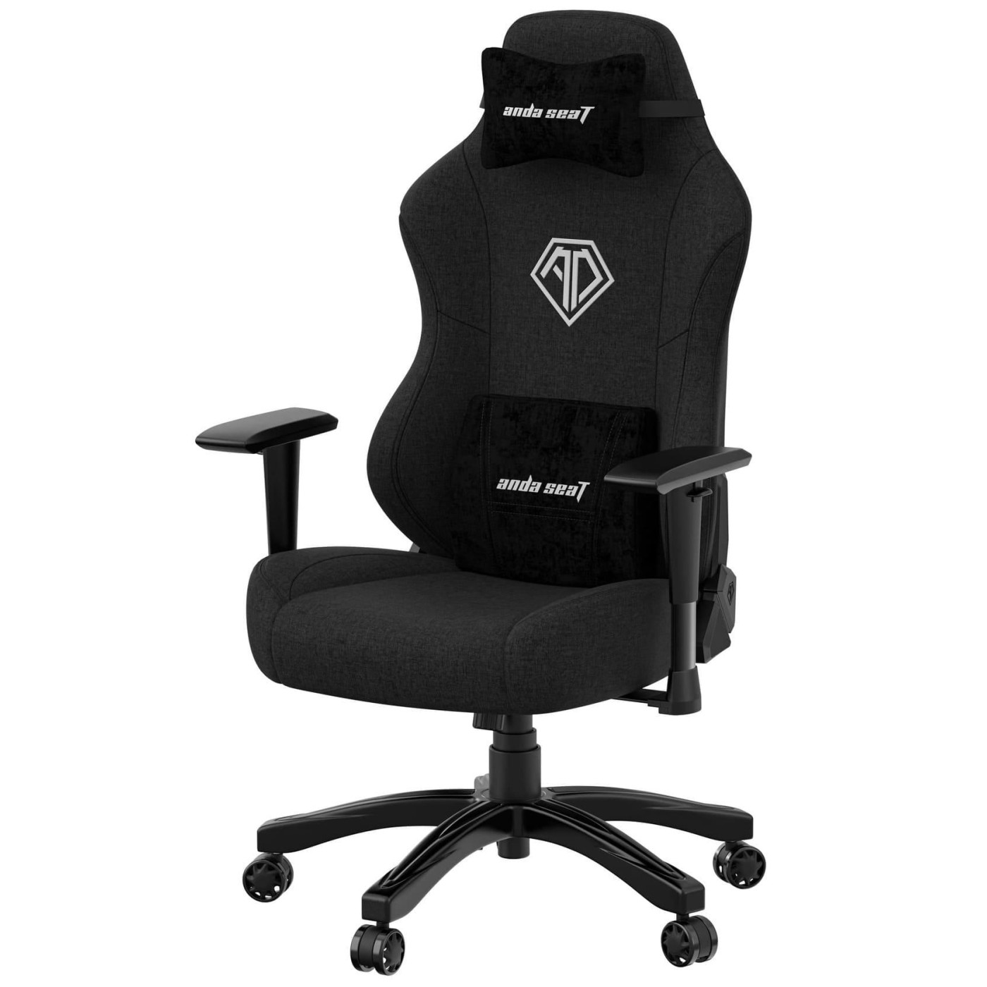 Ігрове крісло Anda Seat Phantom 3 L Black Fabric (AD18Y-06-B-F)