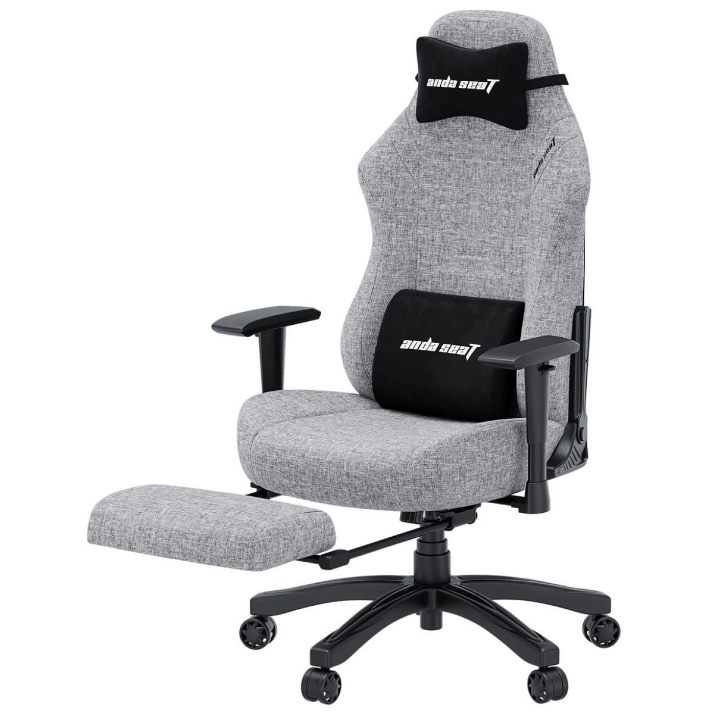 Игровое кресло Anda Seat Luna Pro Gray Fabric Size L (AD18T-44-G-F)