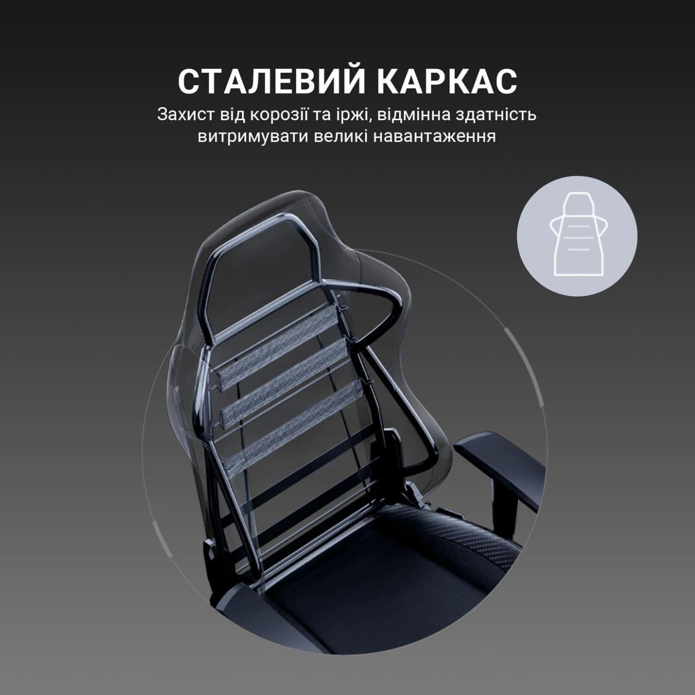 Игровое кресло Anda Seat Luna Pro Gray Fabric Size L (AD18T-44-G-F)
