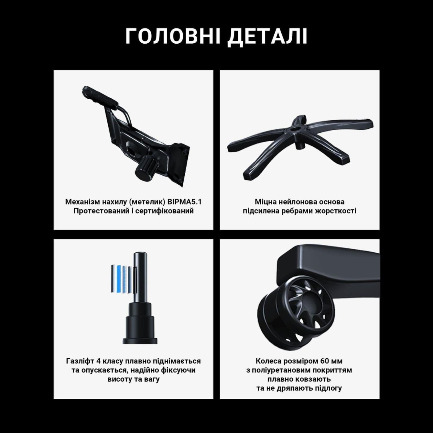 Игровое кресло Anda Seat Luna Pro Gray Fabric Size L (AD18T-44-G-F)