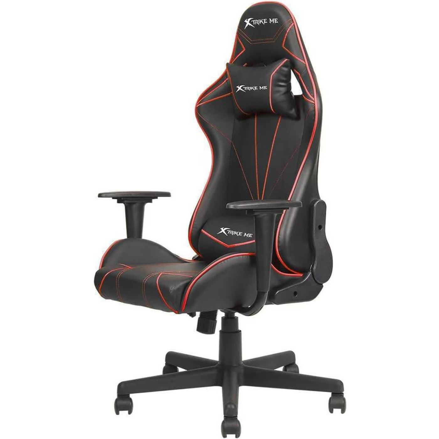 Крисло игрове XTRIKE ME Advanced Gaming Chair GC-909, 50мм, чорно-червоне