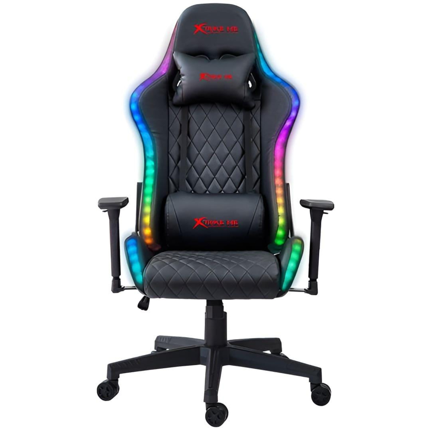 Игровое кресло Xtrike Me Advanced Gaming Chair GC-907 RGB Black Red (GC-907)