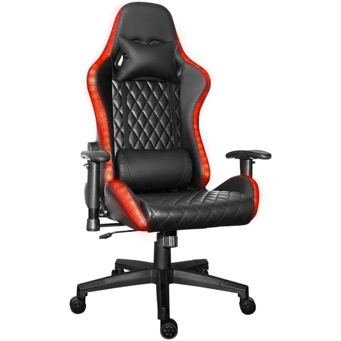 Игровое кресло Xtrike Me Advanced Gaming Chair GC-907 RGB Black Red (GC-907)