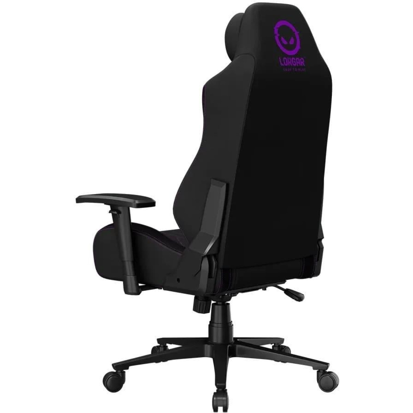 Ігрове крісло Lorgar CHA41 Premium Anti-Stain Fabric Black/Purple (LRG-CHA41-BK-PR)