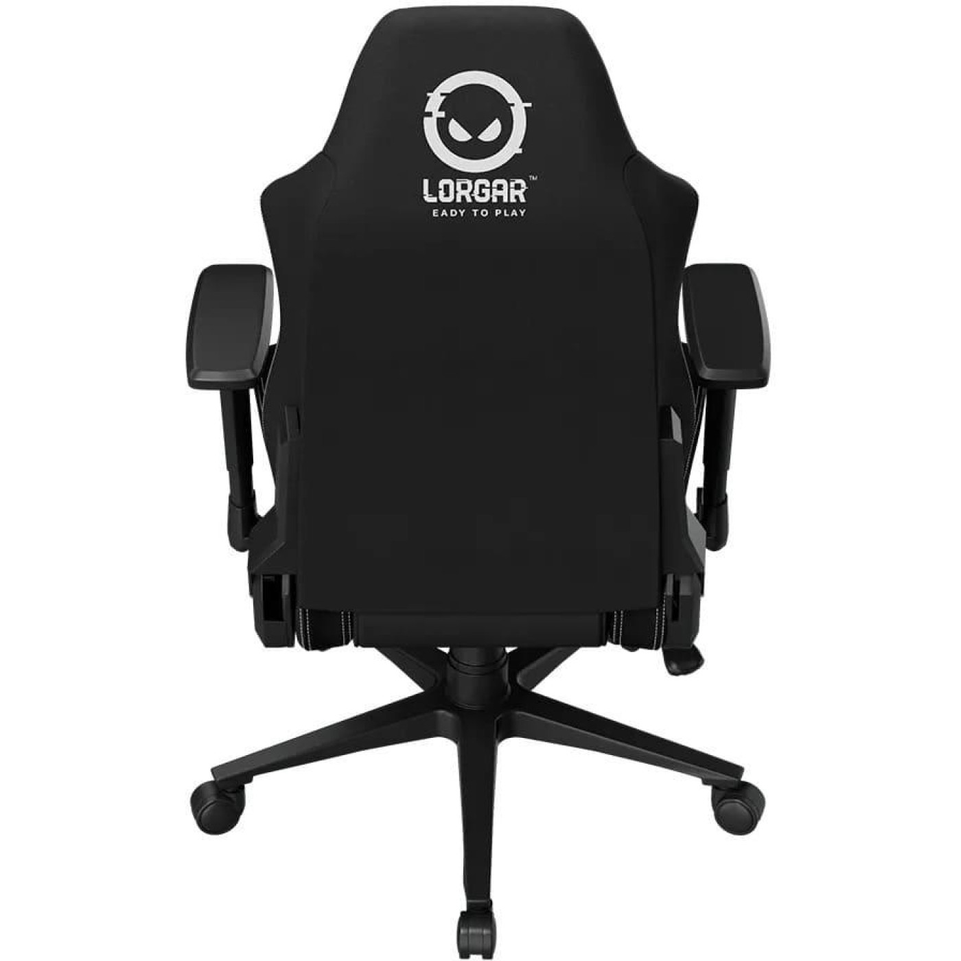 Ігрове крісло Lorgar CHA41 Premium Anti-Stain Fabric Black/White (LRG-CHA41-BK-WH)