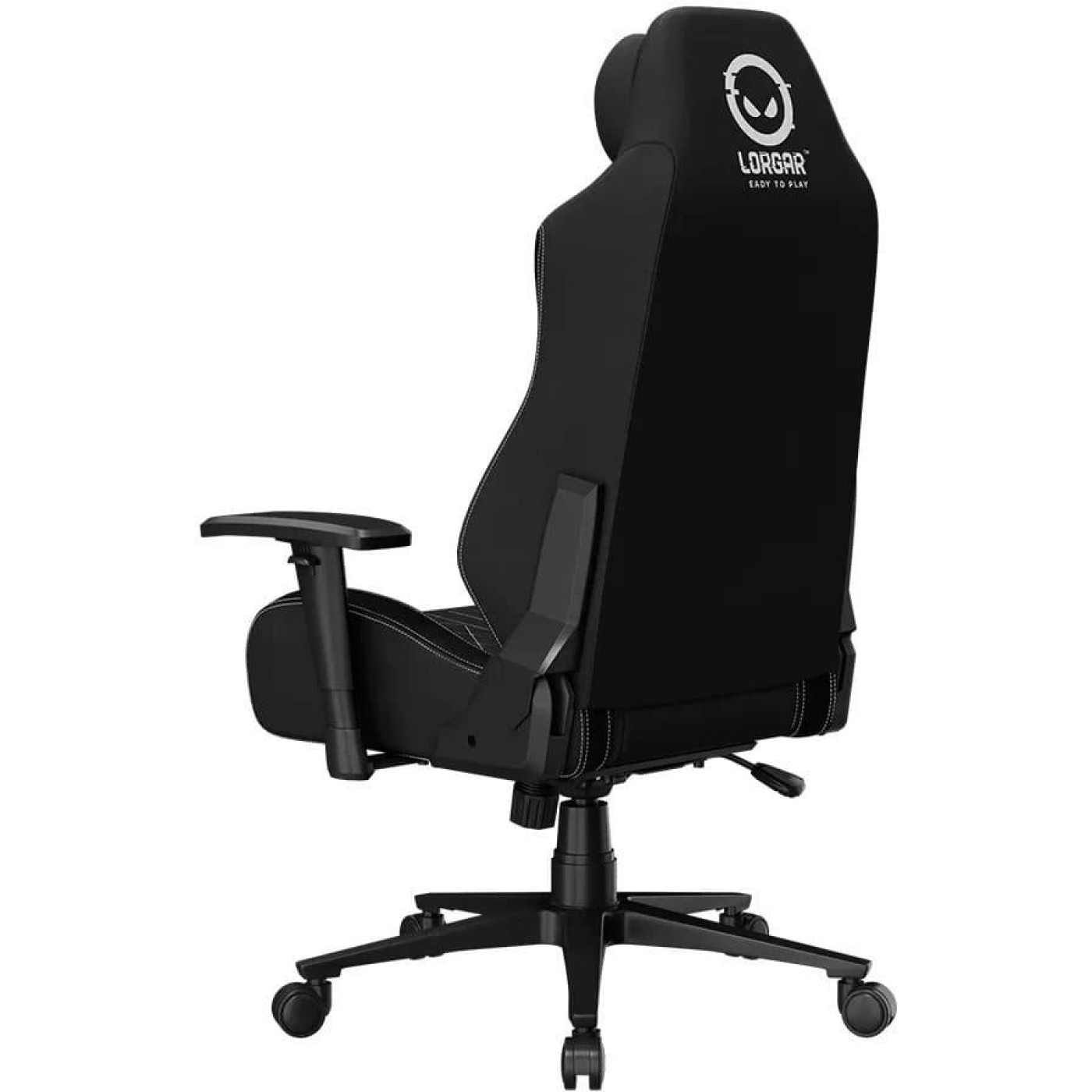 Ігрове крісло Lorgar CHA41 Premium Anti-Stain Fabric Black/White (LRG-CHA41-BK-WH)