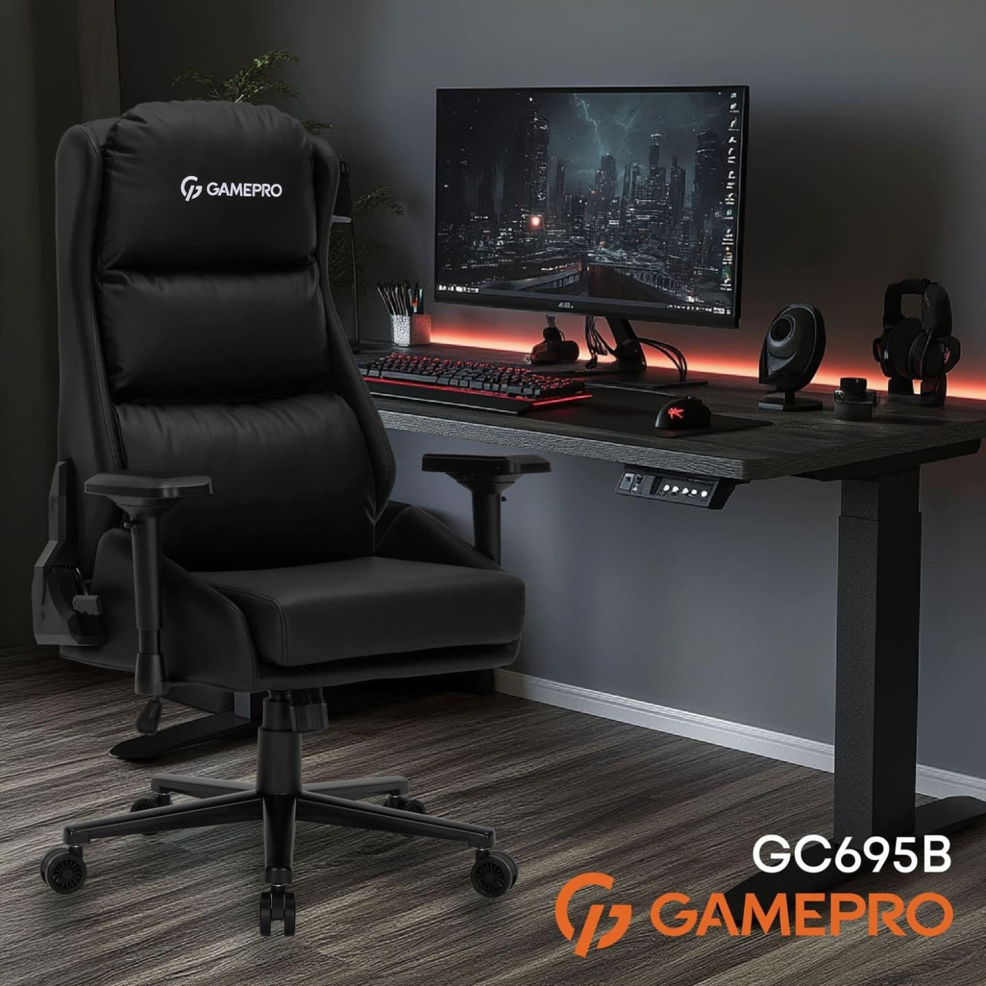 Игровое кресло GamePro GC695B (GC695B)