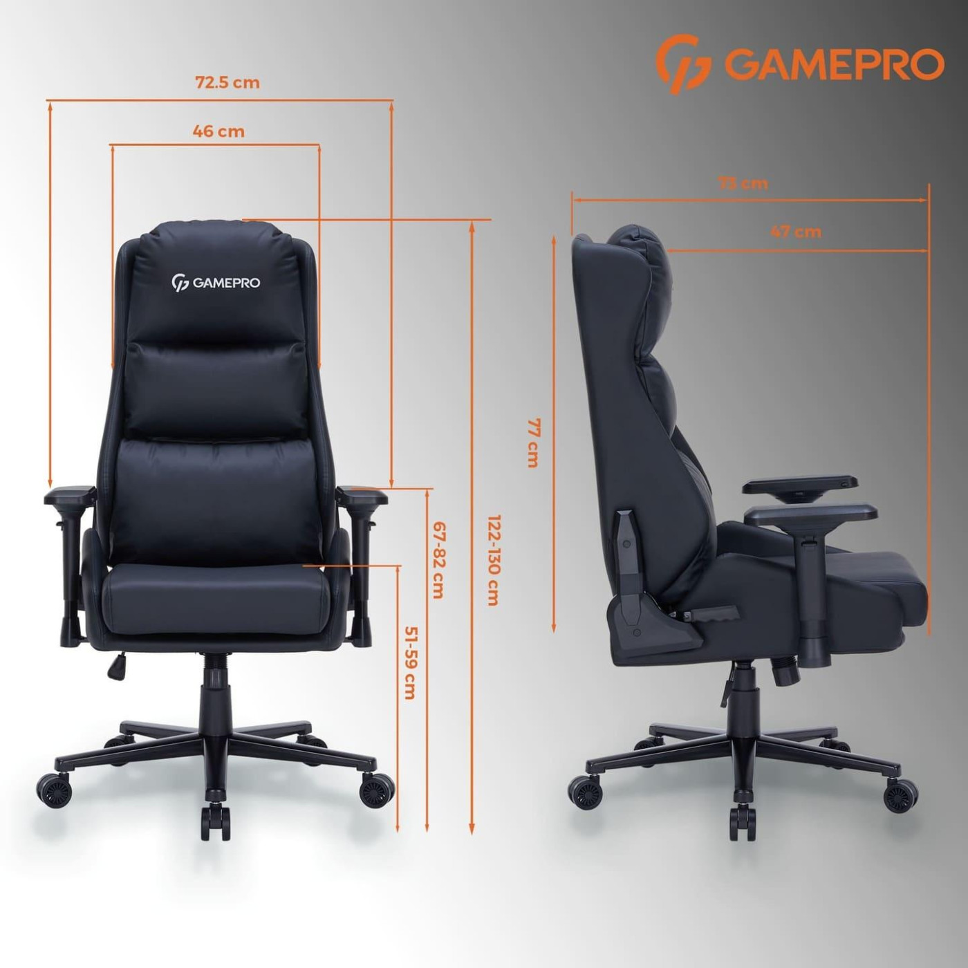 Игровое кресло GamePro GC695B (GC695B)