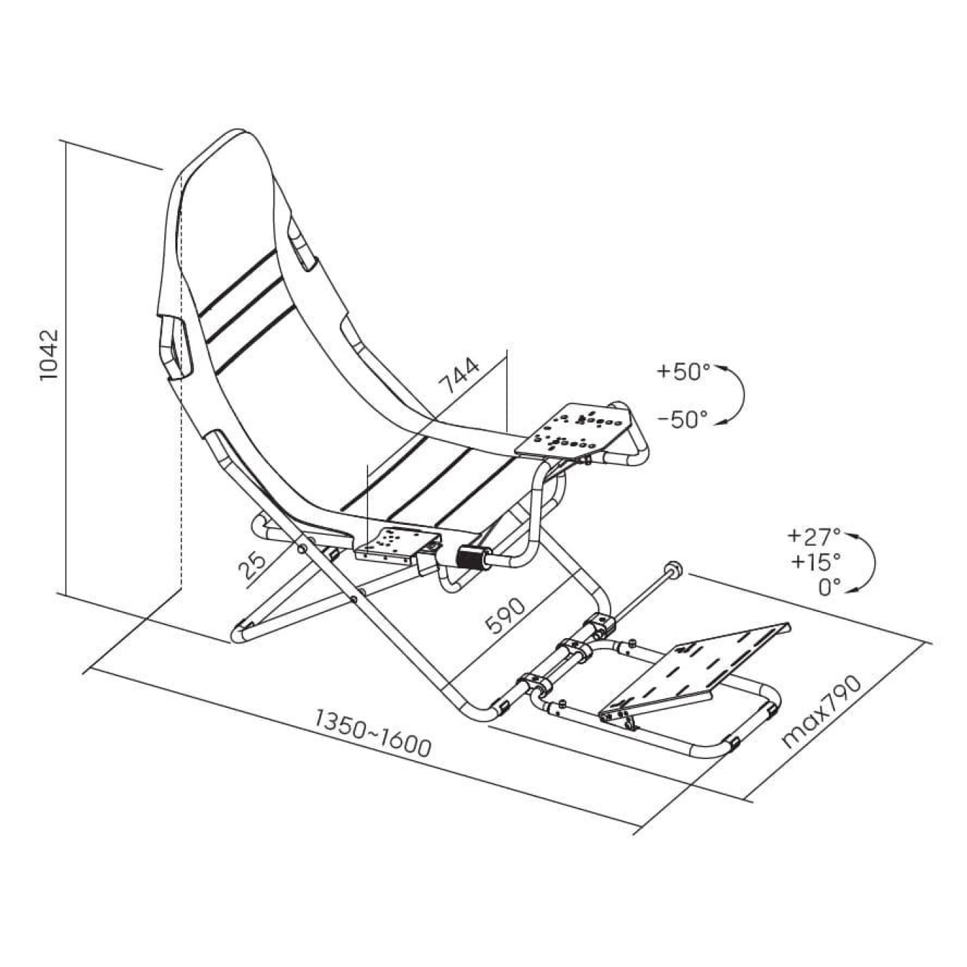 Игровое кресло GamePro RS400B (RS400B)