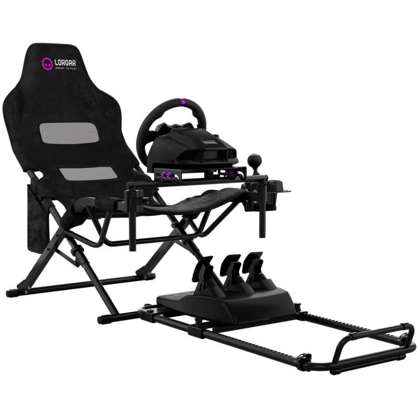 Ігрове крісло Lorgar FLEX RAF1 Sim Racing Cockpit Advanced, Foldable Black (LRG-RAF1)