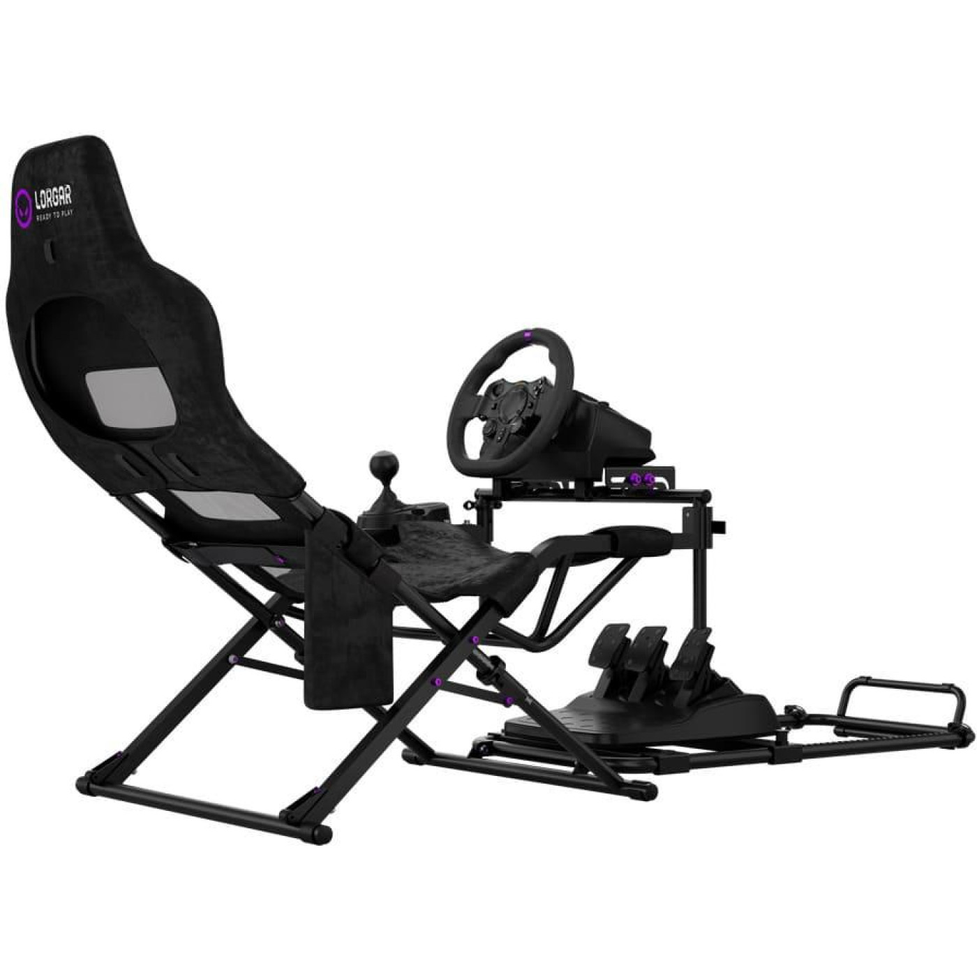 Ігрове крісло Lorgar FLEX RAF1 Sim Racing Cockpit Advanced, Foldable Black (LRG-RAF1)