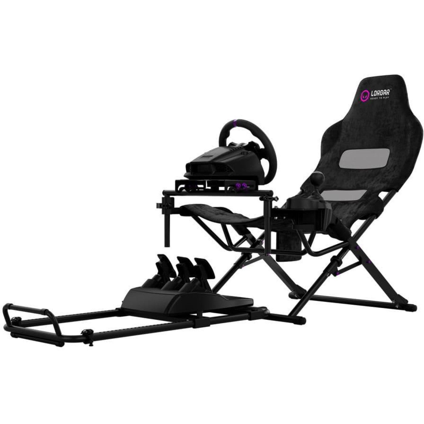 Ігрове крісло Lorgar FLEX RAF1 Sim Racing Cockpit Advanced, Foldable Black (LRG-RAF1)