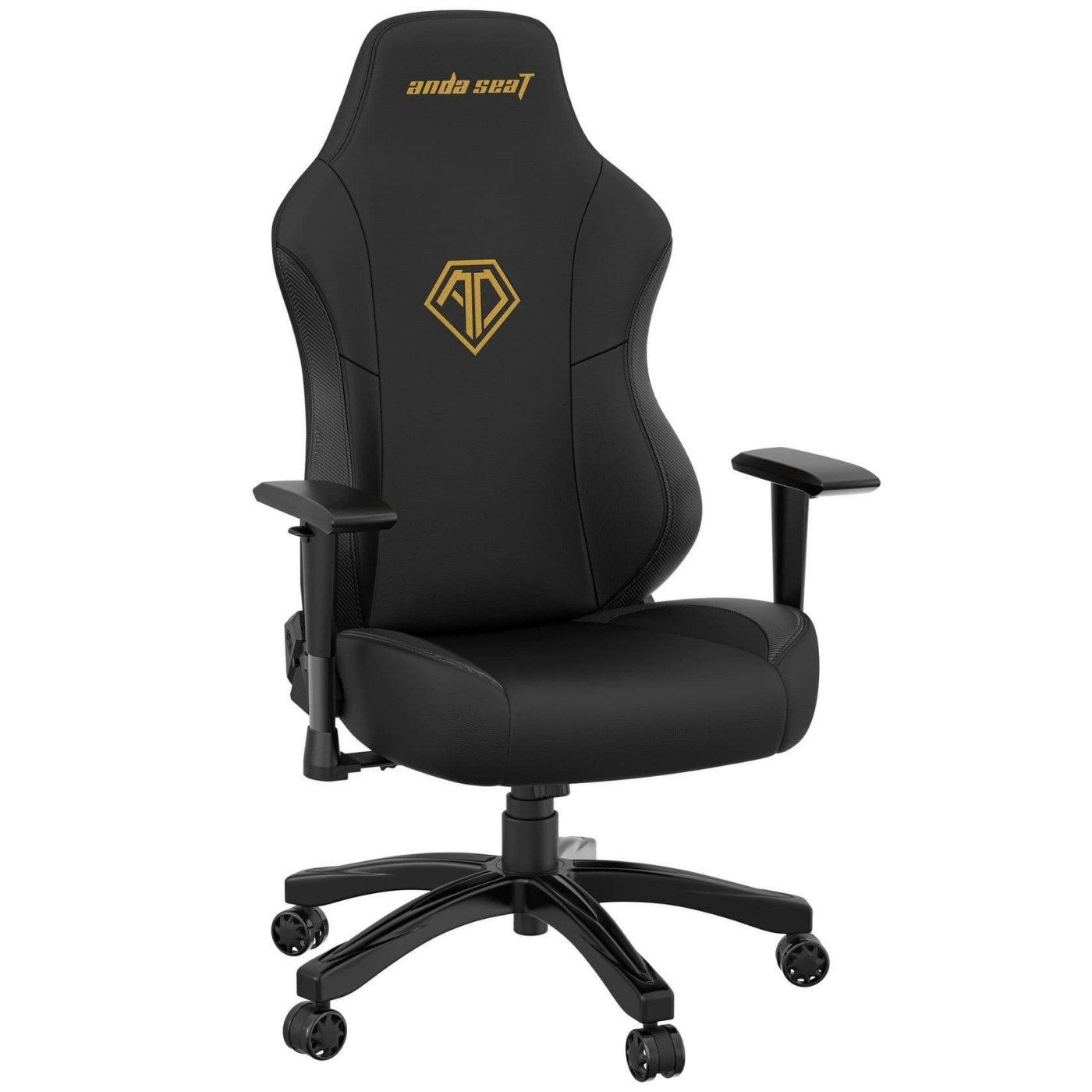 Ігрове крісло Anda Seat Phantom 3 L Black-Gold (AD18Y-06-B-PV/C)