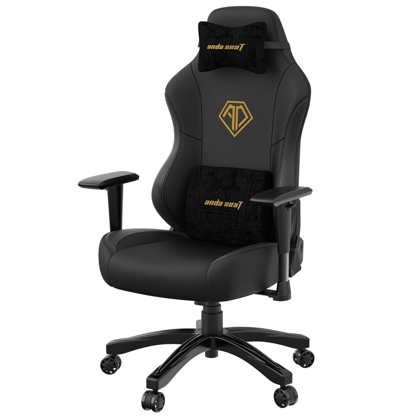 Ігрове крісло Anda Seat Phantom 3 L Black-Gold (AD18Y-06-B-PV/C)