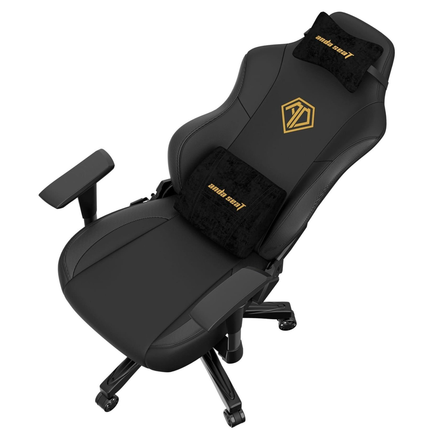 Ігрове крісло Anda Seat Phantom 3 L Black-Gold (AD18Y-06-B-PV/C)