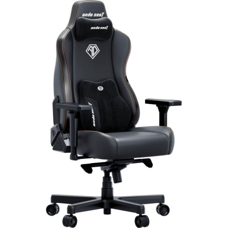 Игровое кресло Anda Seat Kaiser 3E Black PVC Size XL (AD23YC-XL-08-B-PV/C-B01)