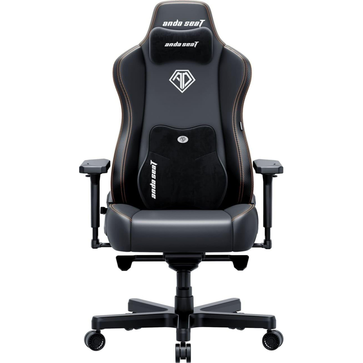 Игровое кресло Anda Seat Kaiser 3E Black PVC Size XL (AD23YC-XL-08-B-PV/C-B01)