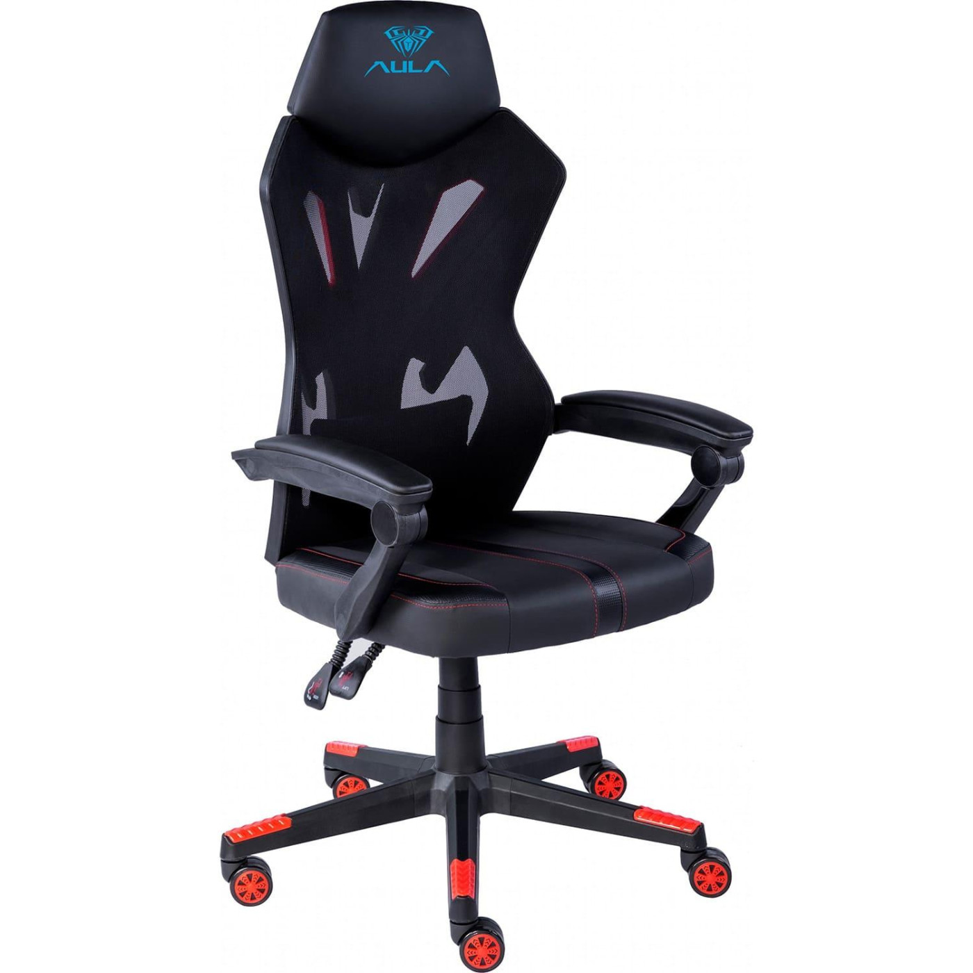 Ігрове крісло Aula F010 Gaming Chair Black/Red (6948391286228)