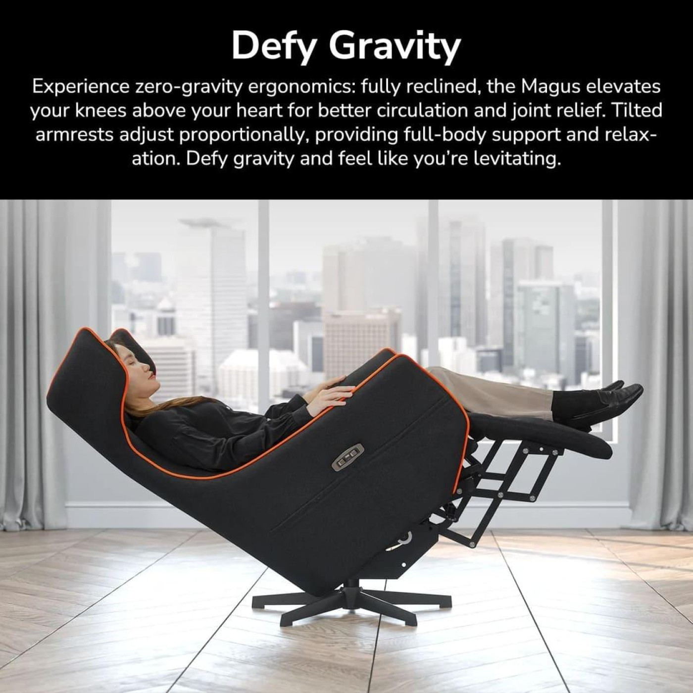 Игровое кресло Cougar Magus Black (MAGUS)