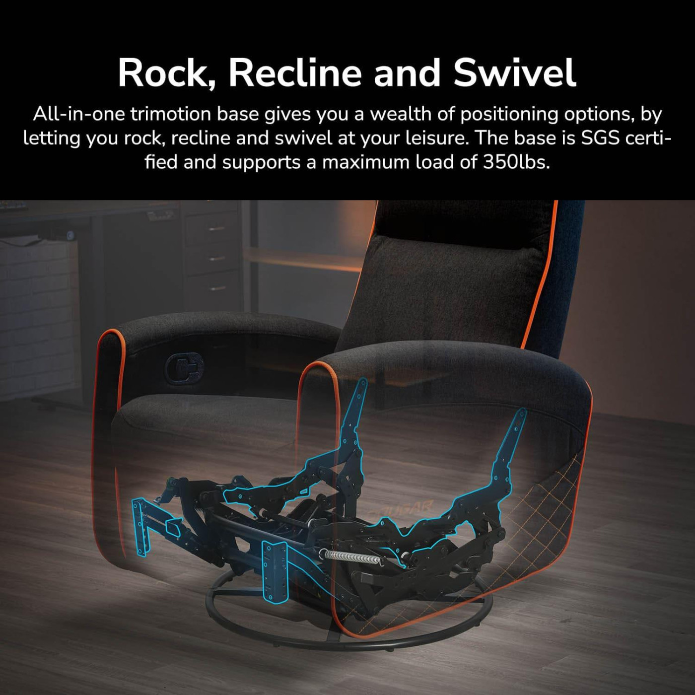 Ігрове крісло Cougar Fidom Black (FIDOM)