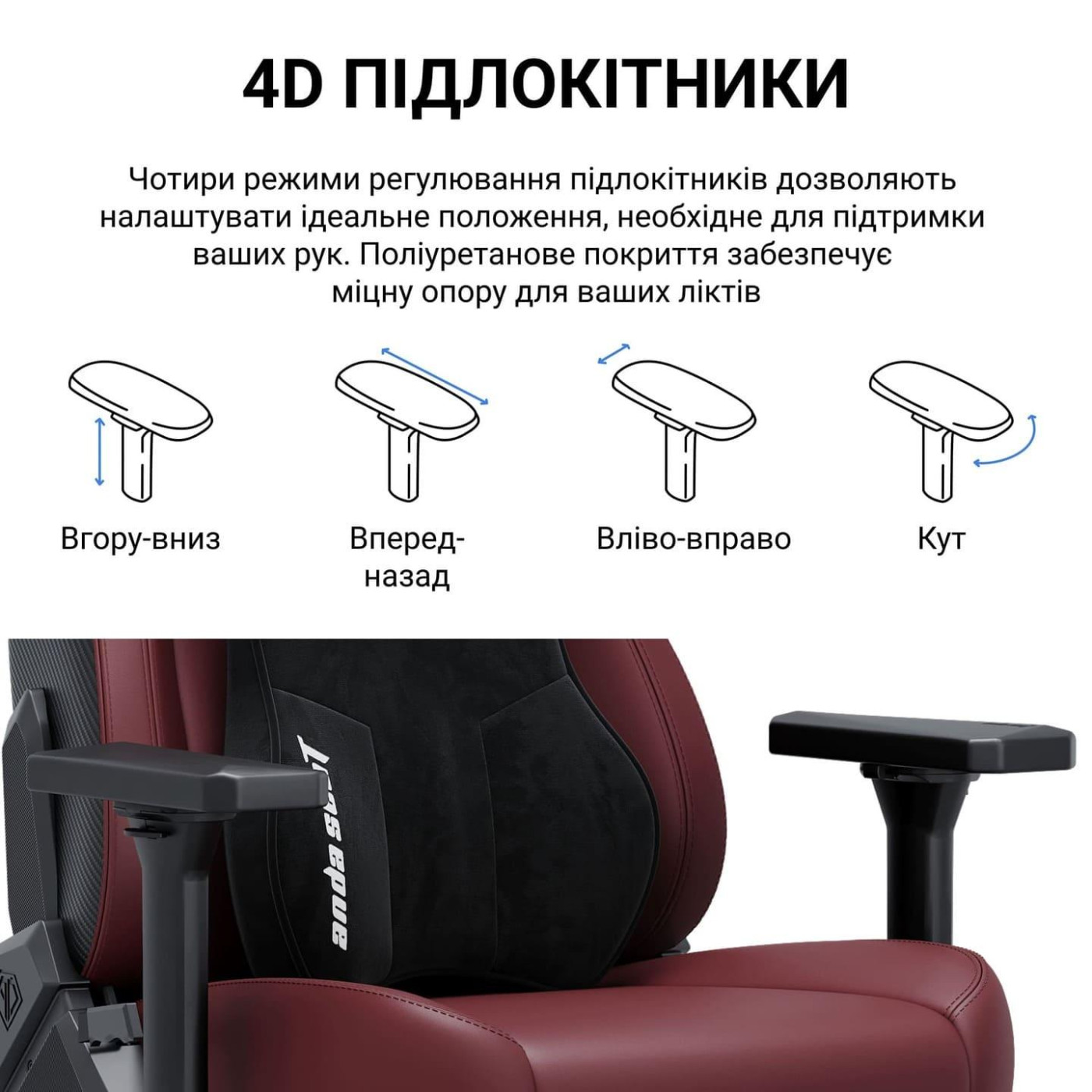 Игровое кресло Anda Seat Kaiser 3E Dark Grey Fabric Size XL (AD23YC-XL-09-GB-CF-G01)