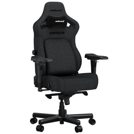 Игровое кресло Anda Seat Kaiser 4 Dark Gray Fabric Size L (AD12YDDC-L-20-GB-CF)