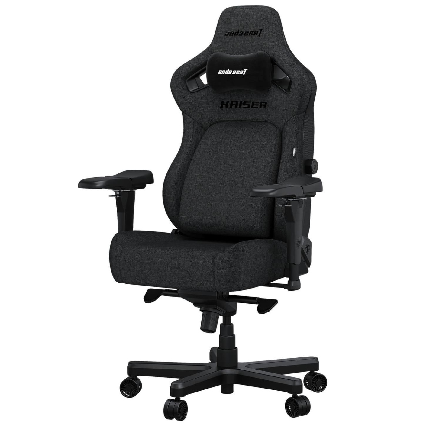 Игровое кресло Anda Seat Kaiser 4 Dark Gray Fabric Size L (AD12YDDC-L-20-GB-CF)