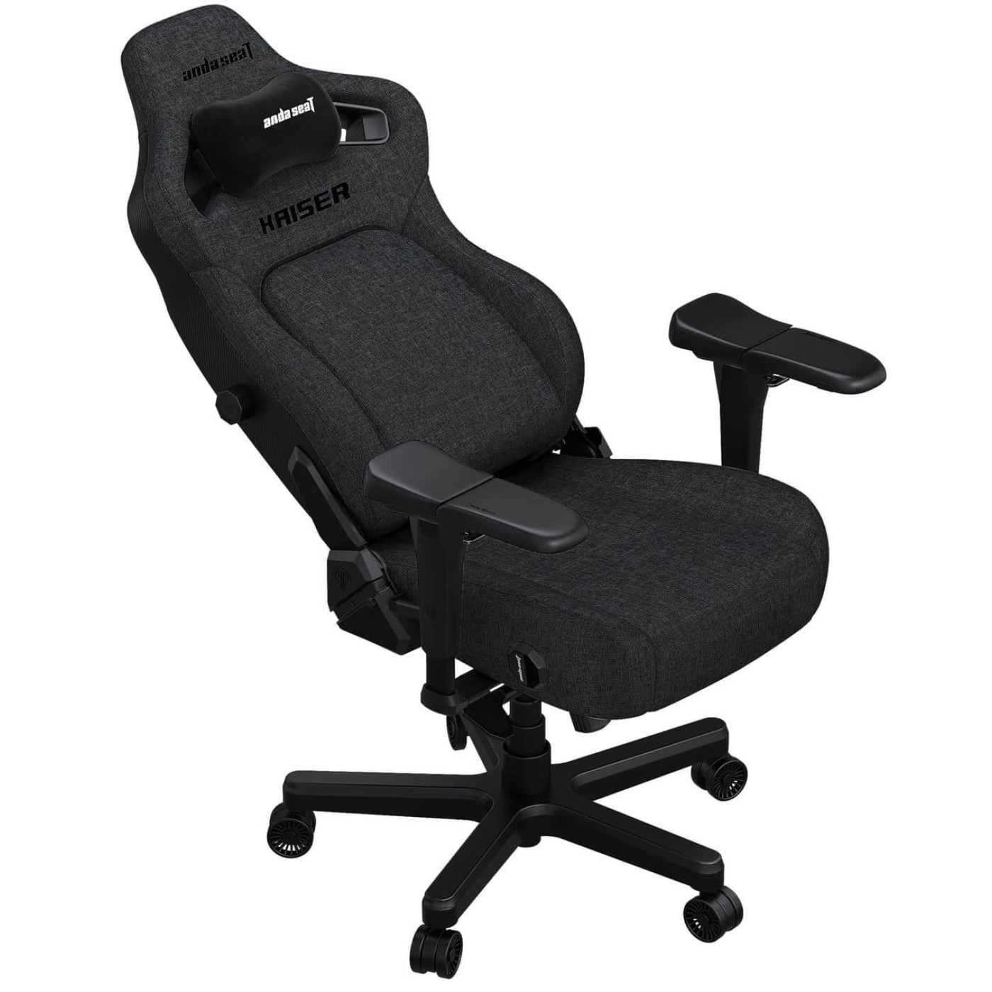 Игровое кресло Anda Seat Kaiser 4 Dark Gray Fabric Size L (AD12YDDC-L-20-GB-CF)
