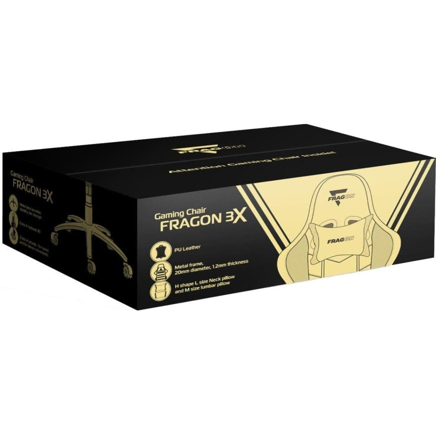 Игровое кресло FragON 3x Series Black (FRAGON3X_BLACK)