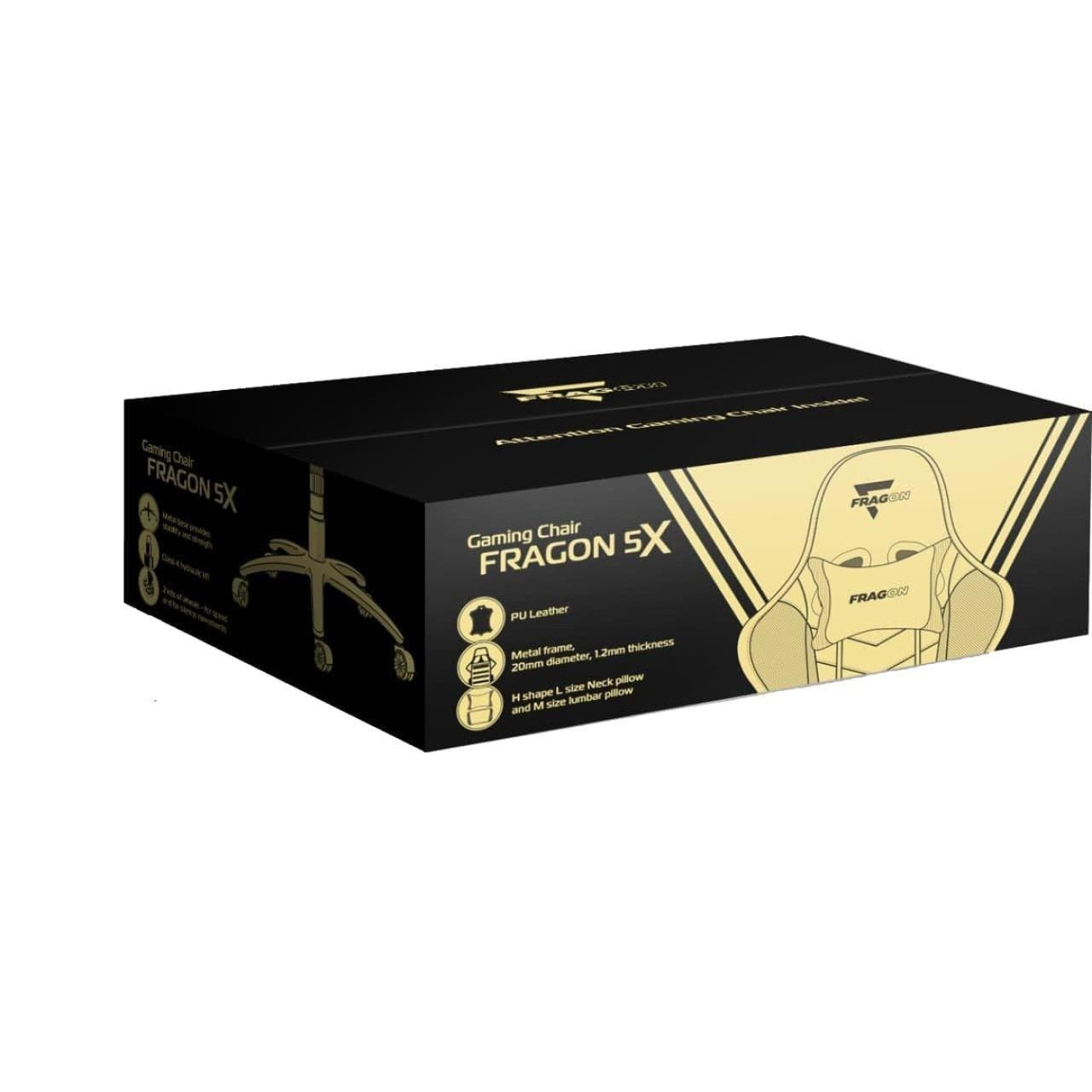 Крисло для геймерив FRAGON 5x Series (FRAGON5X_BLACK) чорний