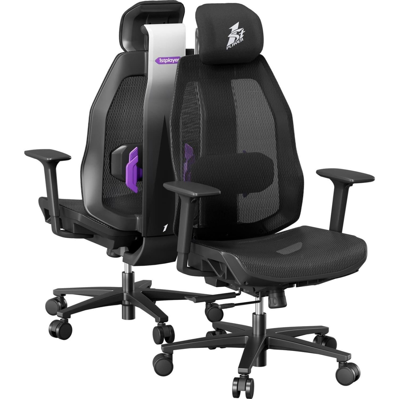 Ігрове крісло 1stPlayer Ergo Aero (ERGO-AR-BK)