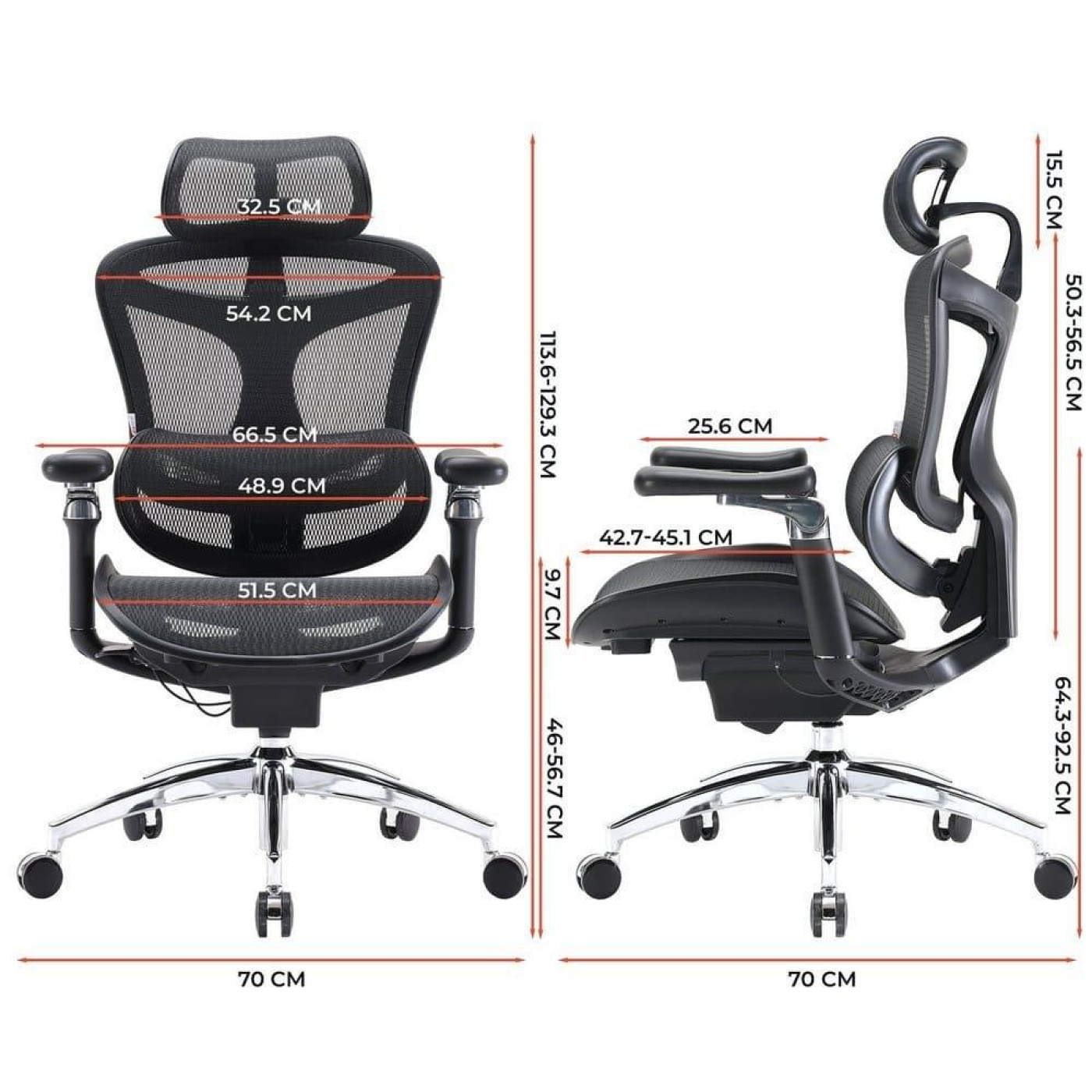 Игровое кресло Sihoo DORO C300 Pro Mesh Black (DORO-C300-PRO-M101)