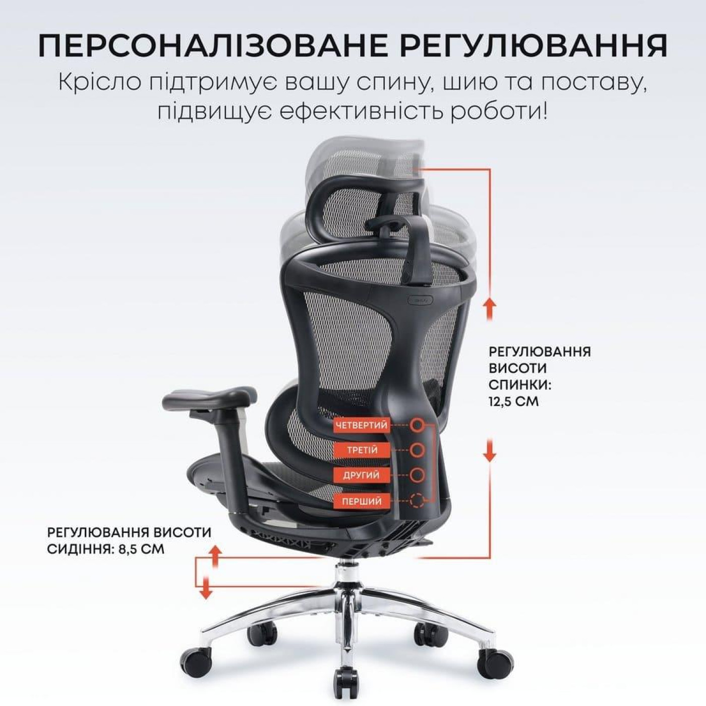 Игровое кресло Sihoo DORO C300L Mesh Black (DORO-C300L-A3-101)