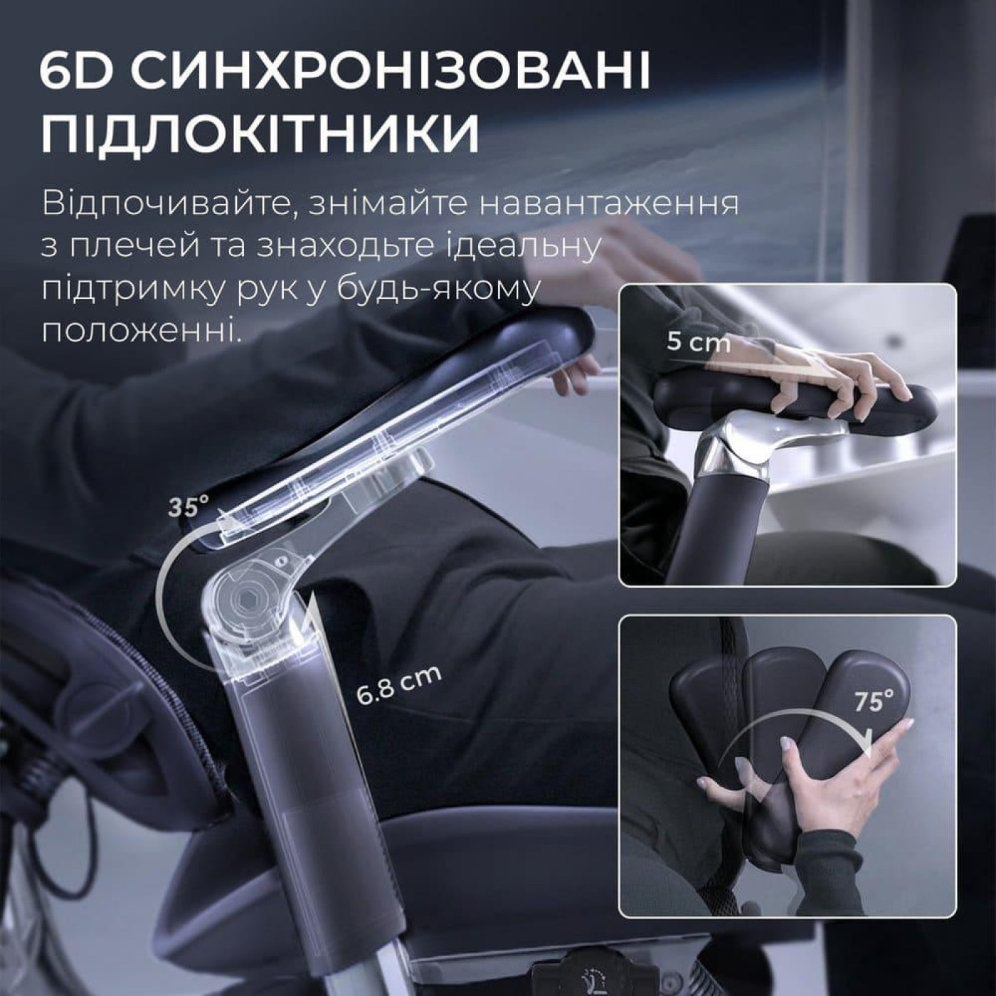 Игровое кресло Sihoo DORO S300 Mesh Dark Grey (S300-M201)