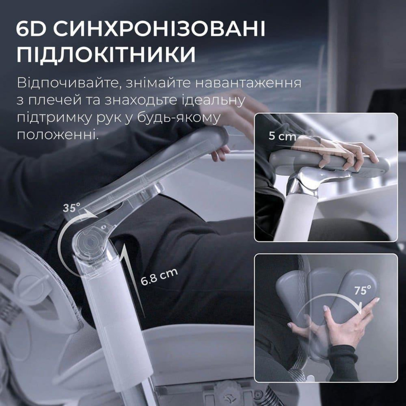 Игровое кресло Sihoo DORO S300 Mesh Light Grey (S300-M202)