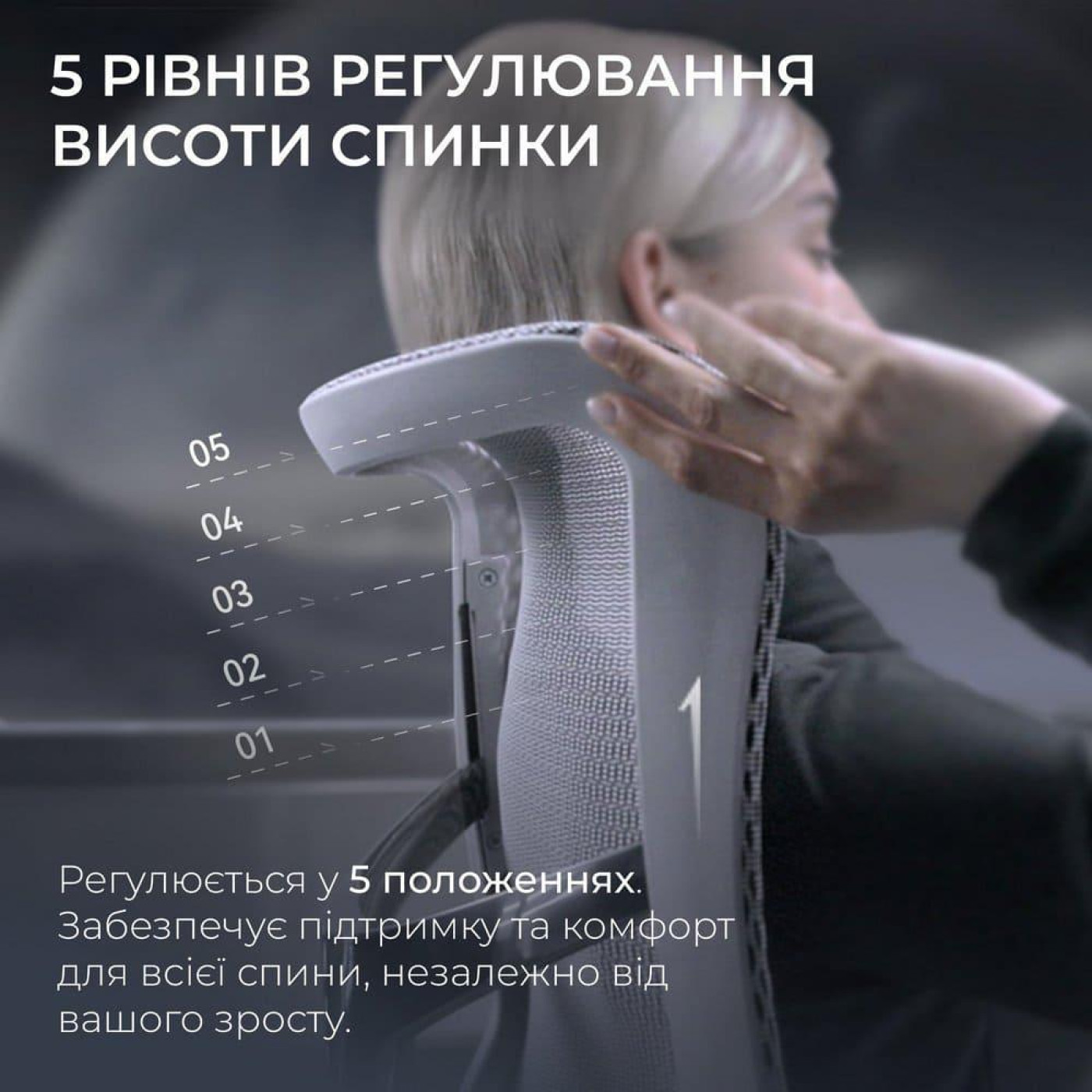 Игровое кресло Sihoo DORO S300 Mesh Light Grey (S300-M202)