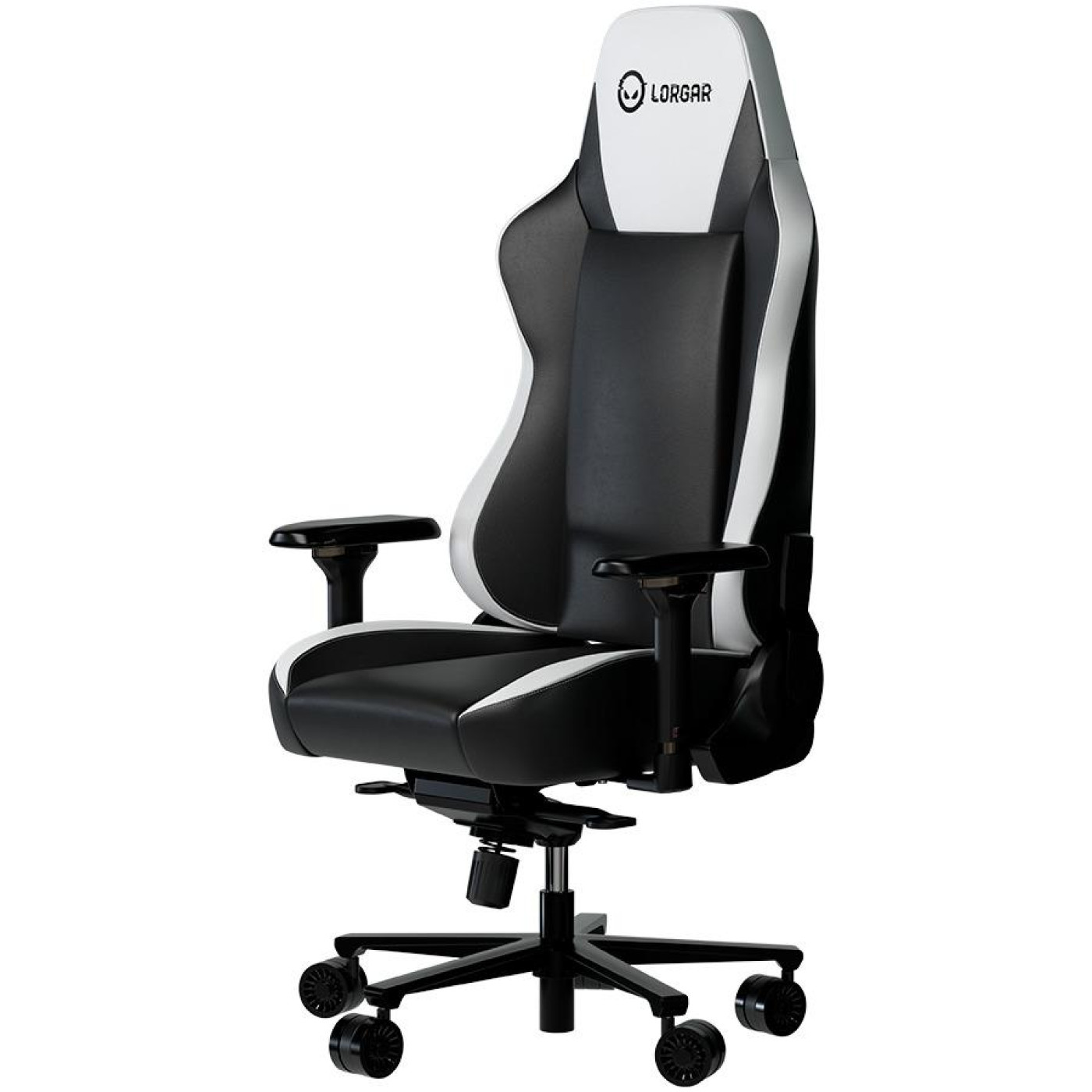Ігрове крісло Lorgar Base 311 Black/White (LRG-CHR311BW)