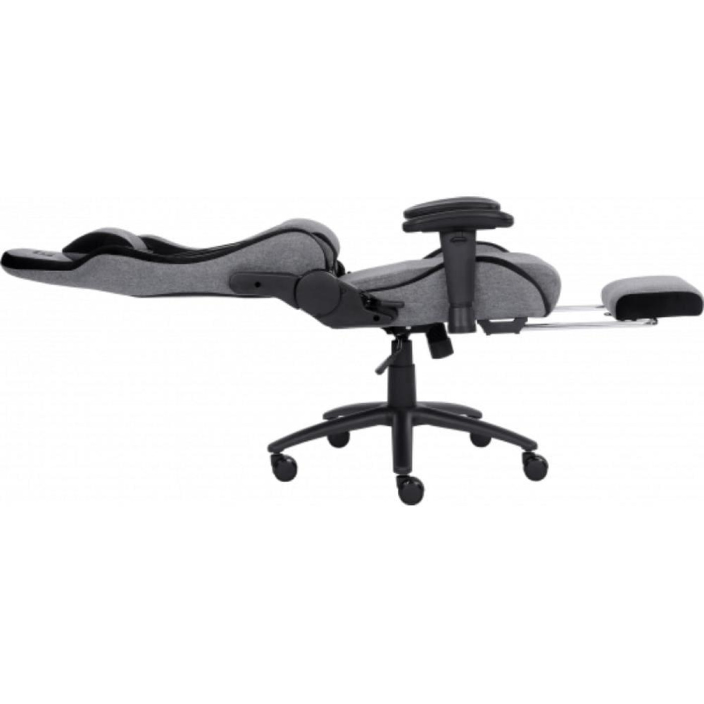 Крісло ігрове GT Racer X-2534-F Gray/Black Suede (X-2534-F Fabric Gray/Black Suede)