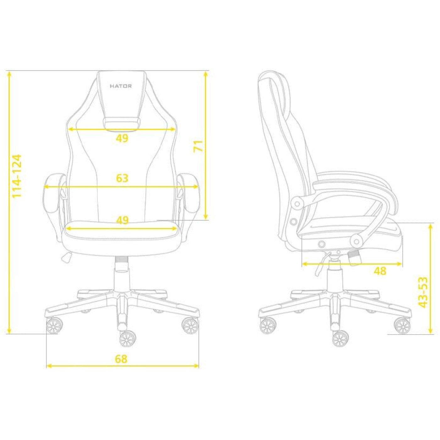 Ігрове крісло HATOR Flash Black/Red (HTC-401)