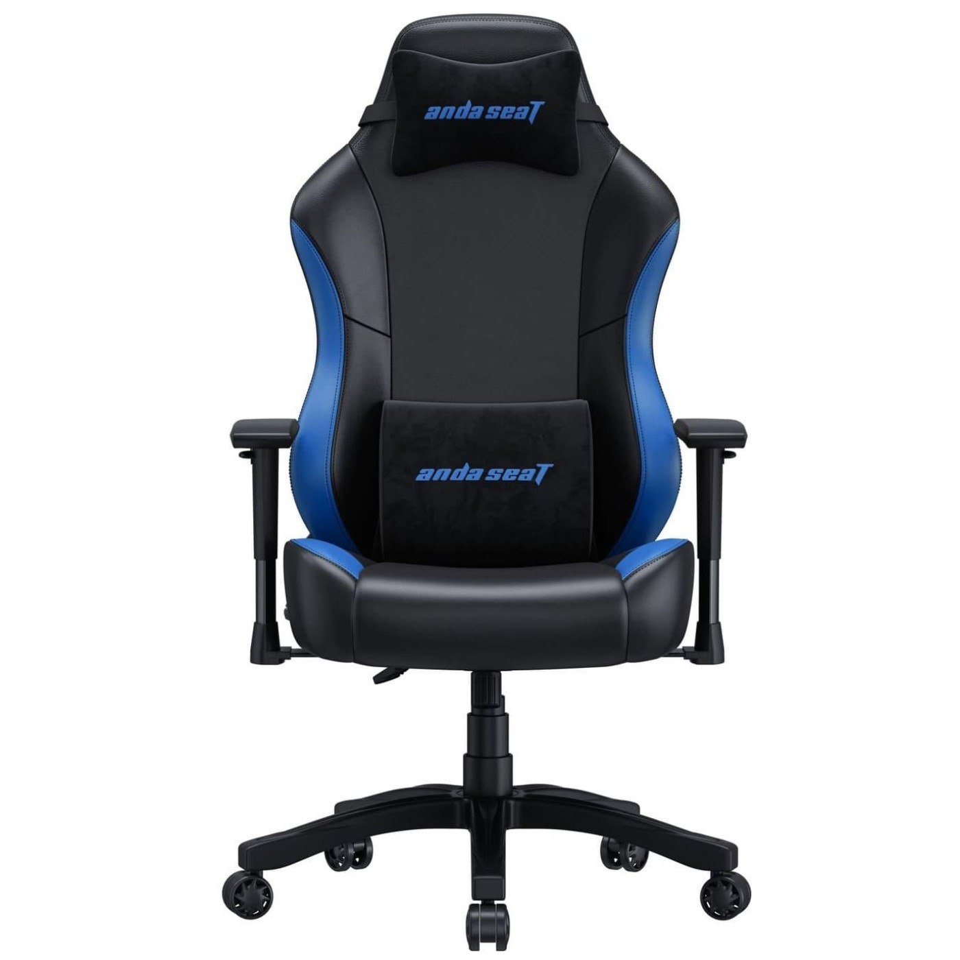 Ігрове крісло Anda Seat Luna Color Size L Black/Blue (AD18-48-BS-PV)