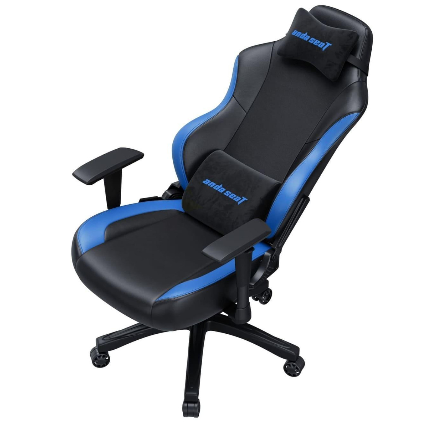 Ігрове крісло Anda Seat Luna Color Size L Black/Blue (AD18-48-BS-PV)