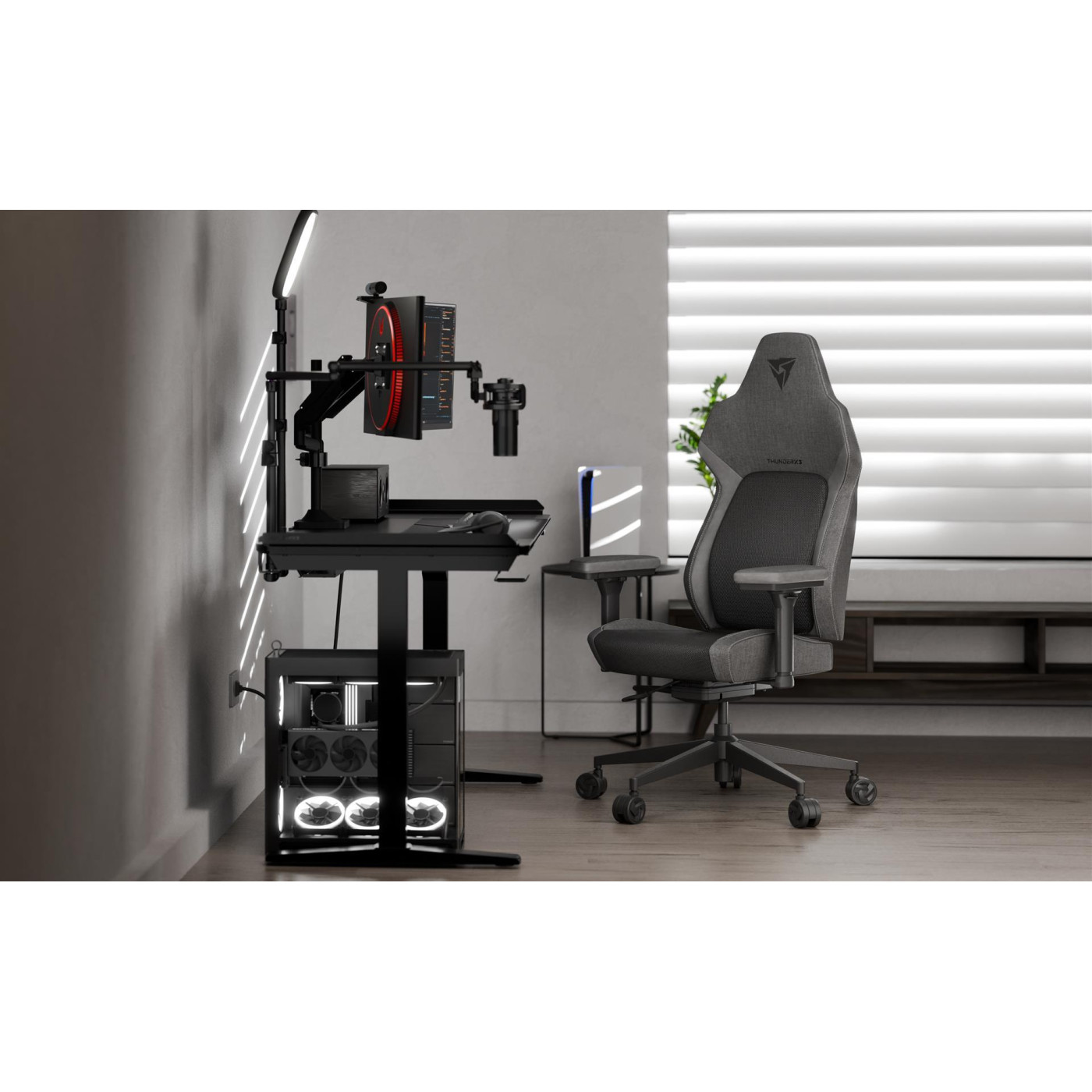 Игровое кресло TX3 Core Smart Mesh Black (TEGC-2072101.11)