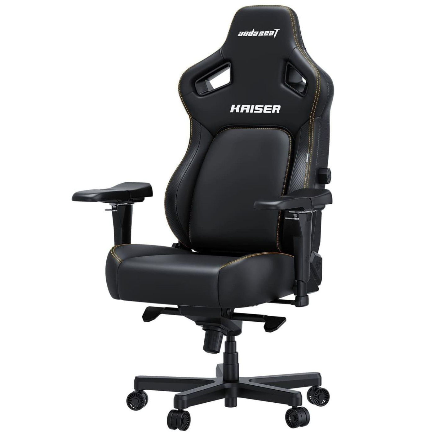 Игровое кресло Anda Seat Kaiser 4 Size XL Black Premium PVC (AD12YDDC-XLL-20-B-PV/C)