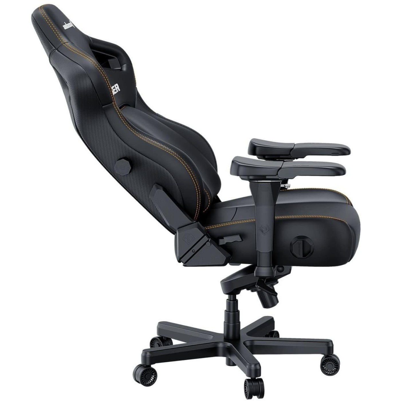Игровое кресло Anda Seat Kaiser 4 Size XL Black Premium PVC (AD12YDDC-XLL-20-B-PV/C)