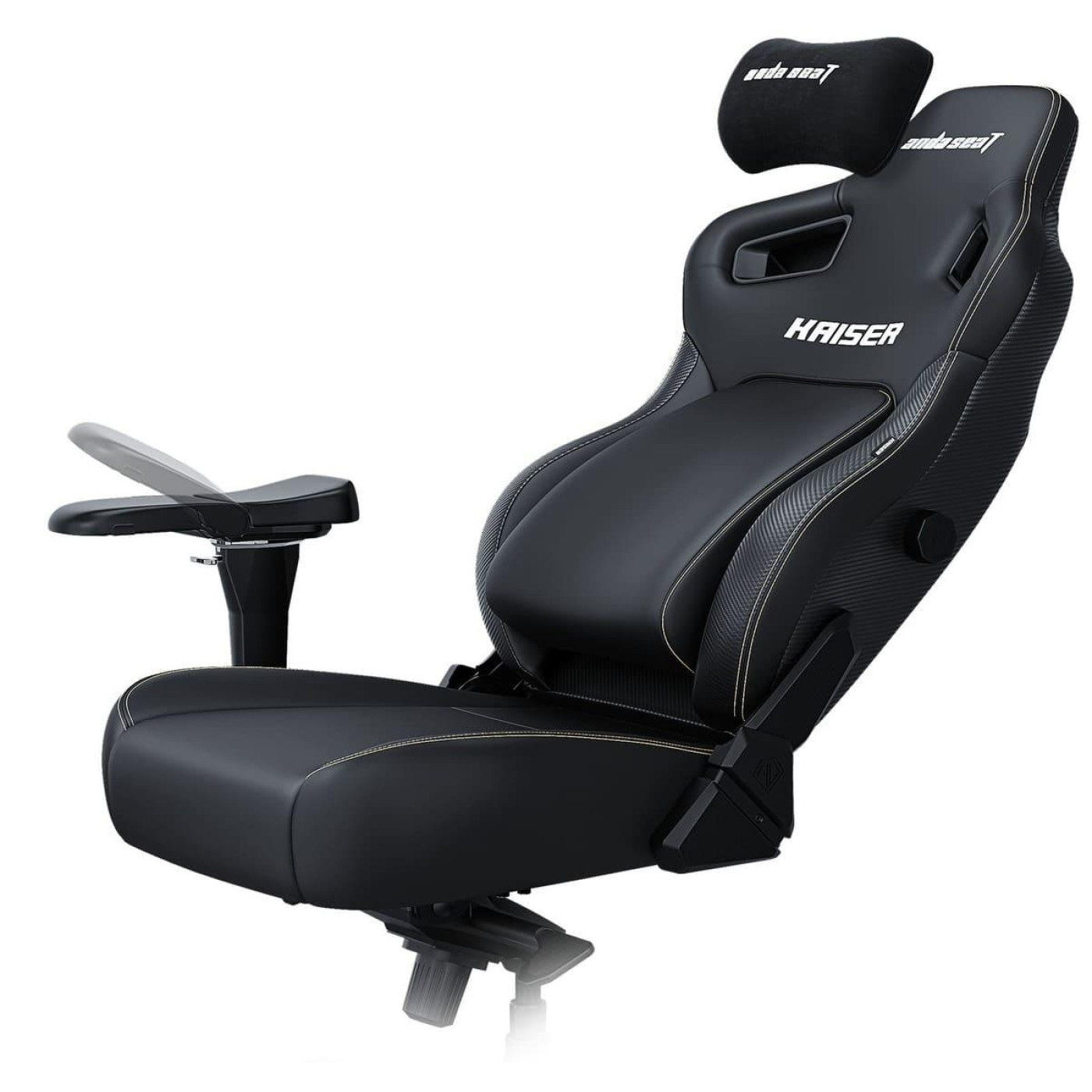 Игровое кресло Anda Seat Kaiser 4 Size XL Black Premium PVC (AD12YDDC-XLL-20-B-PV/C)