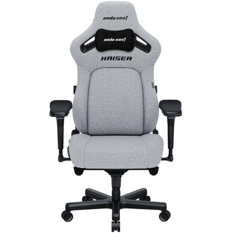 Ігрове крісло Anda Seat Kaiser 4 Size XL Gray Linen Fabric (AD12YDDC-XLL-20-G-CF)