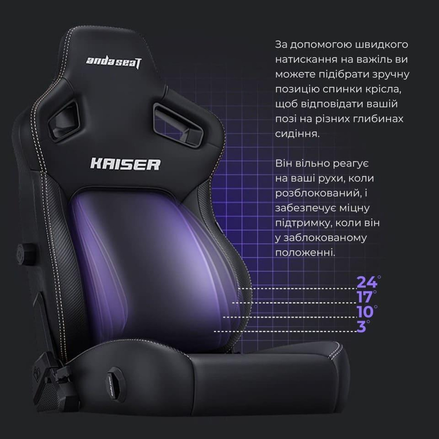Ігрове крісло Anda Seat Kaiser 4 Size XL White Premium PVC (AD12YDDC-XLL-20-W-PV/C)