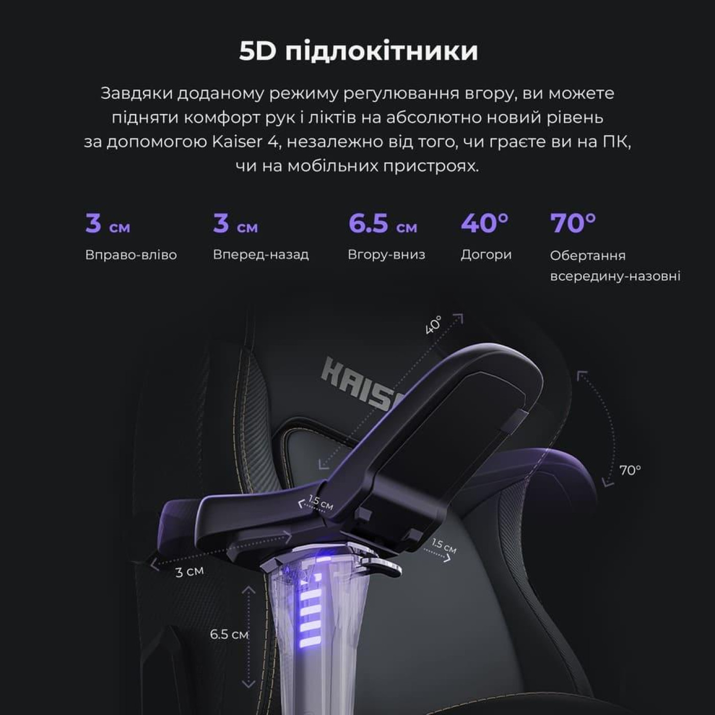 Ігрове крісло Anda Seat Kaiser 4 Size XL White Premium PVC (AD12YDDC-XLL-20-W-PV/C)