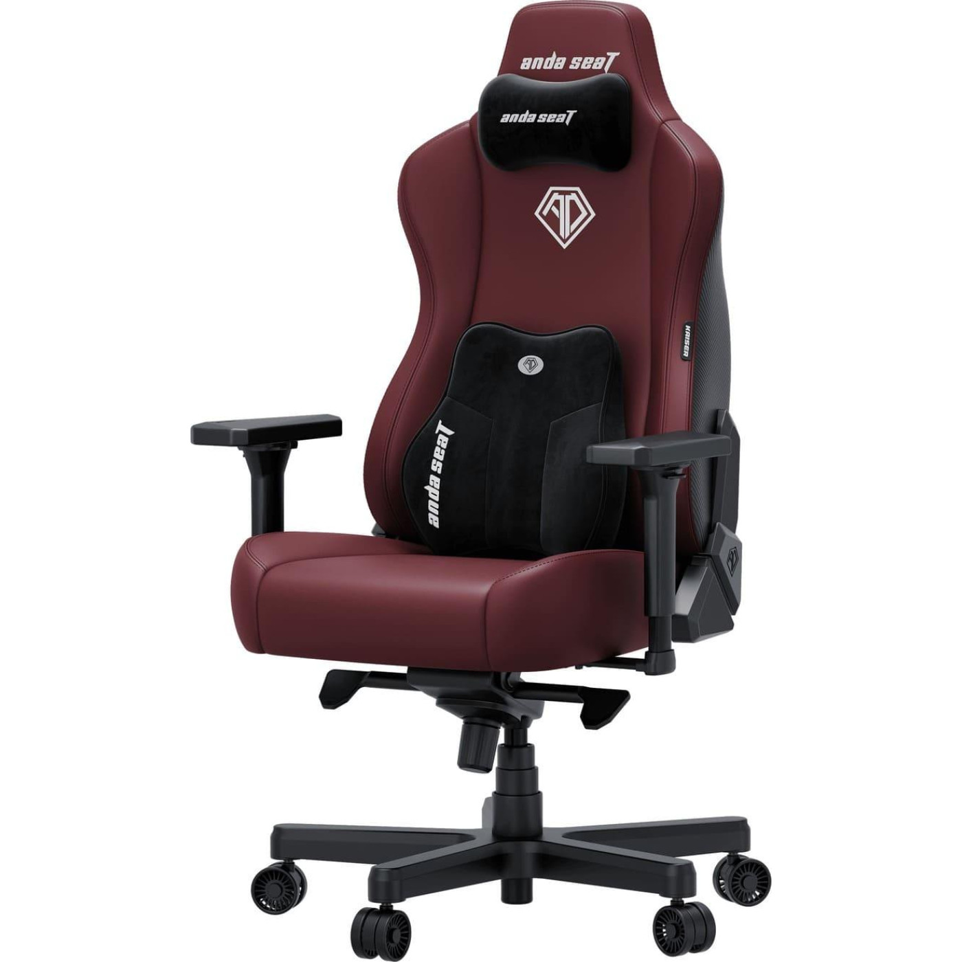 Ігрове крісло Anda Seat Kaiser 3E Maroon PVC Size XL (AD23YC-XL-09-A-PV/C-A01)